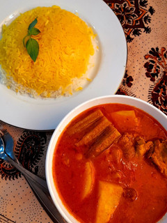 عکسی از دستور خورشت بامیه