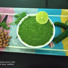 A picture of Coriander chutney.