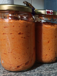 Una foto de Paté de pimiento rojo