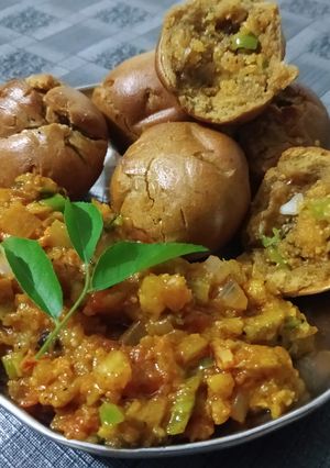 લીટી ચોખા(litti chokha recipe in Gujarati) રેસીપી મુખ્ય ફોટો