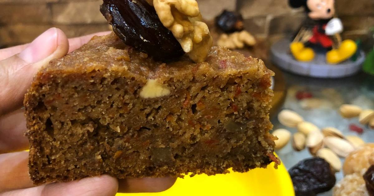 Sugar Free Sticky Date and Apple Cake - Searching for Spice