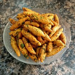 A picture of Methi na Muthiya.