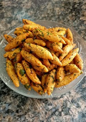 A picture of Methi na Muthiya.