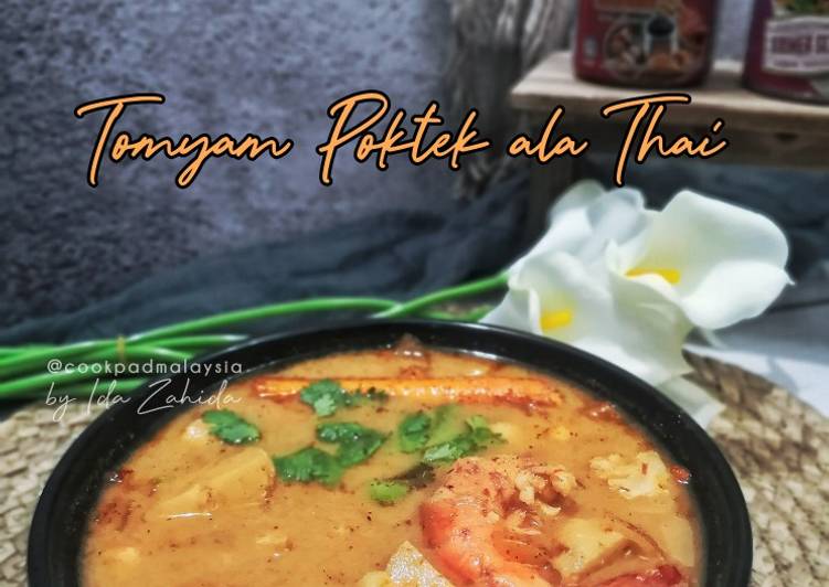 Resepi Tomyam Poktek ala Thai yang Lezat