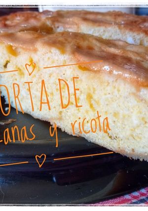 Una foto de Torta de manzanas y ricota
