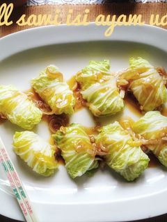 Foto resep Roll sawi isi ayam udang
