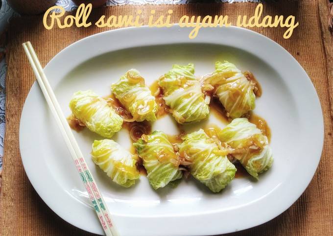 Resep Roll Sawi Isi Ayam Udang Oleh Ninik Kitchen Cookpad