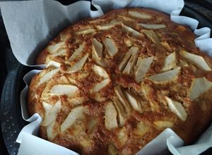 Foto di Torta di mele con farina di farro