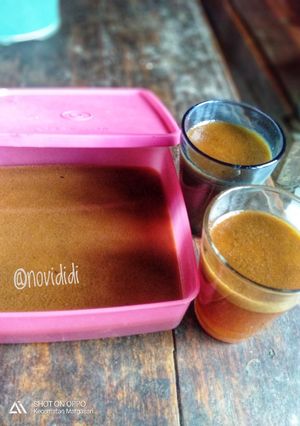 Foto resep Agar-agar santan gula aren
