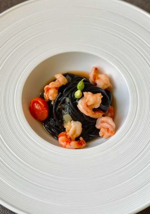 Hình của món Pasta tôm (Jamie Oliver' Italian special).