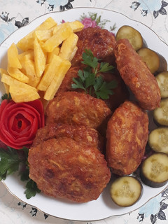 عکسی از دستور کتلت مرغ
