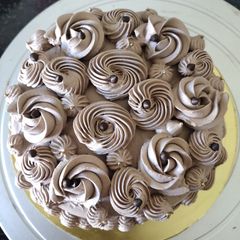 A picture of Chocolate mousse cake.
