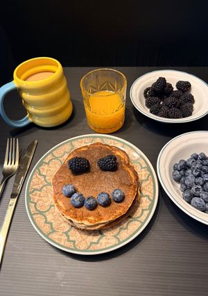 Una foto de Tortitas sin lactosa y sin gluten 🥞