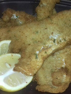 Una foto de Milanesa de Filet de Merluza 😋
