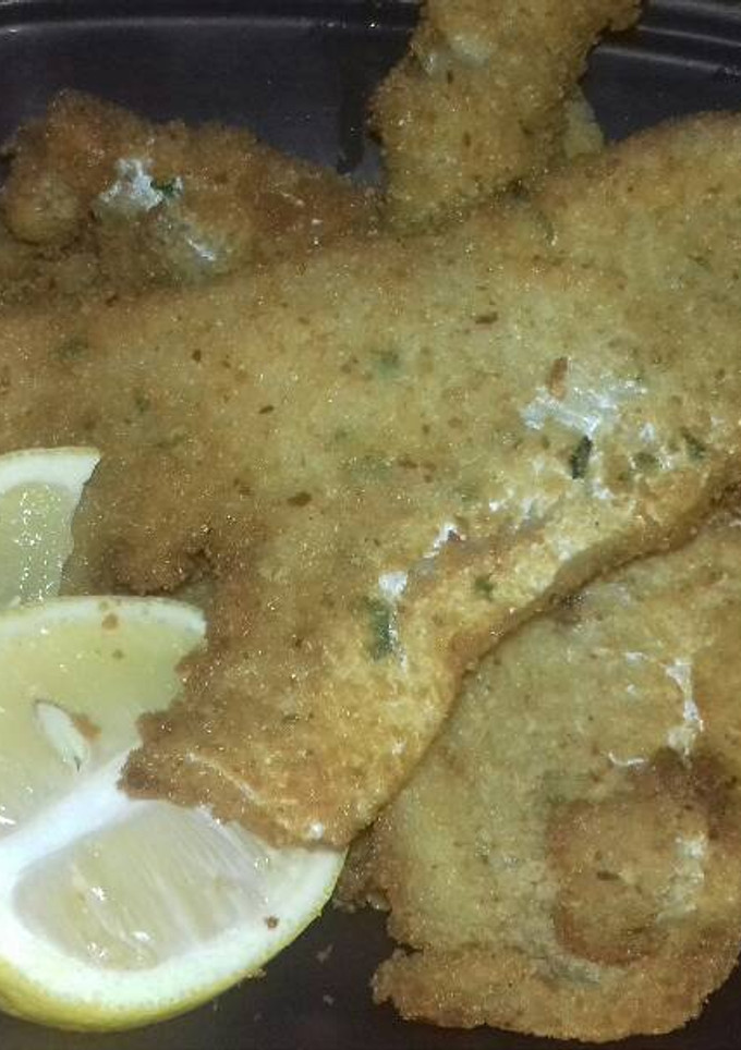 Una foto de Milanesa de Filet de Merluza 😋