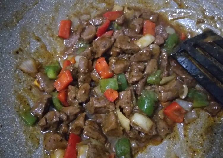 Daging sapi lada hitam #belajarmasak