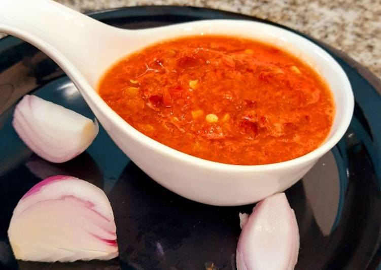 Recipe of Quick Bell pepper chutney