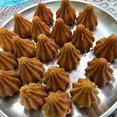 A picture of Besan modak recipe.