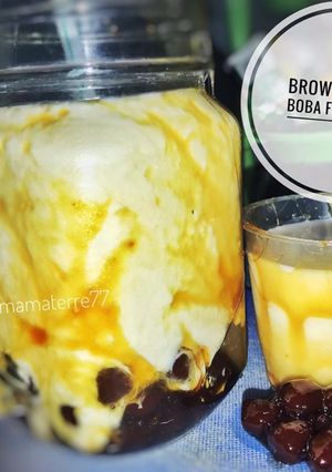 Foto resep Brown sugar boba freshmilk (xing fu tang)