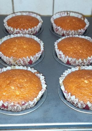 Vaníliás muffin nutellával recept fotója