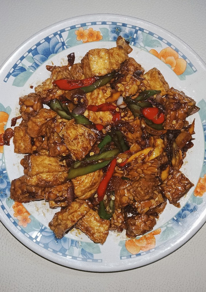 Foto resep [49] Orek Tahu Tempe Pedis