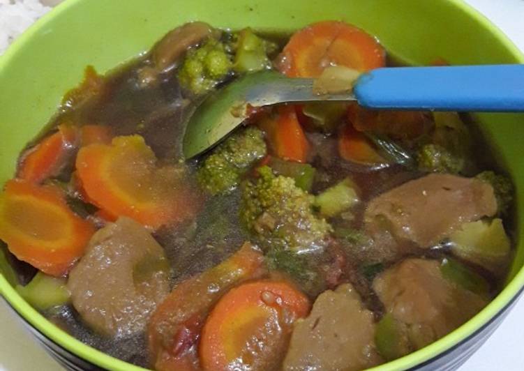 Resep: Capcay kuah Pedas Manis Kekinian