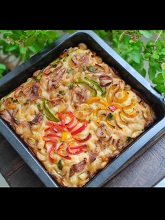 A picture of Foccacia Bread.
