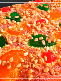 Una foto de Coca de Sant Joan de frutas sin gluten
