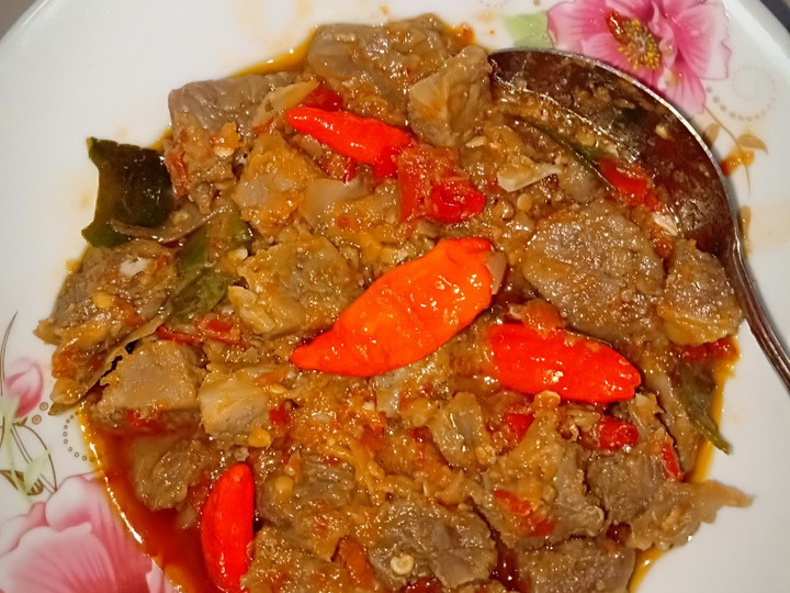 Resep Oseng Daging Mercon Enak Terbaru