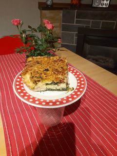 A picture of Fish lasagne.
