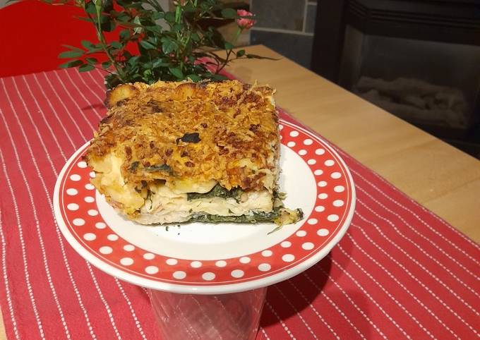 Fish lasagne