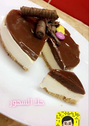صورة لوصفة تشيز كيك بالشكولاته