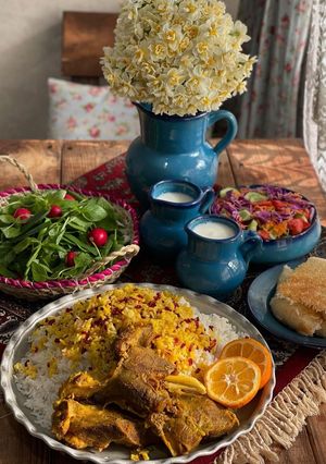 عکسی از دستور زرشک پلو با ماهیچه