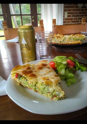 Una foto de Tarta de brócoli