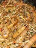 Cigalas en salsa marinera picantita