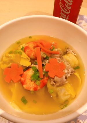 Hình của món Won tonHoành thánh.