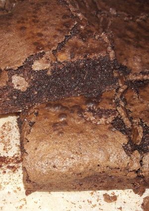 A picture of My gluten free choc brownies.