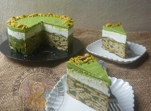 Gambar Kek Batik Pistachio