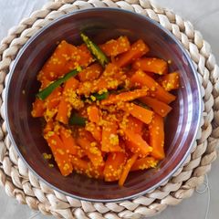 A picture of Carrot Chilli Pickle 🥕🌶️.