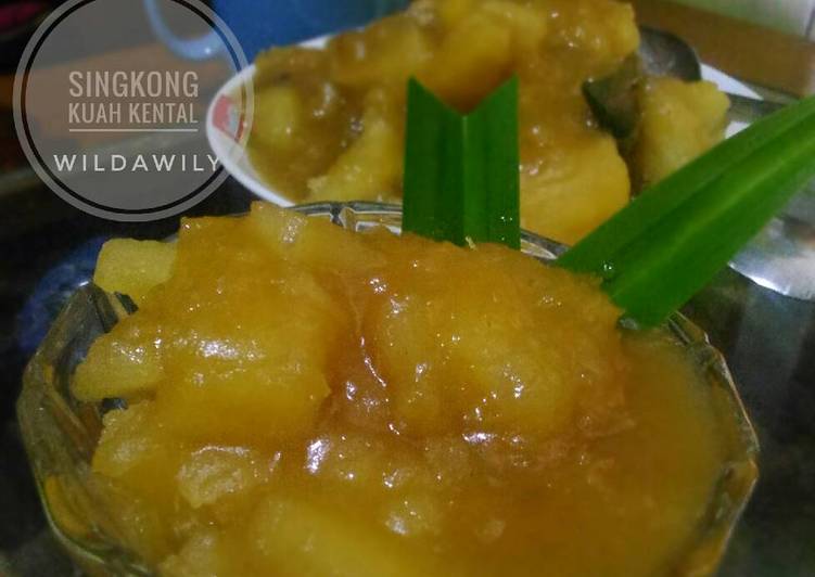 Singkong Kuah Kental (sarapan day#04)