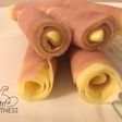 Arrollado de jamón y queso 100% Keto