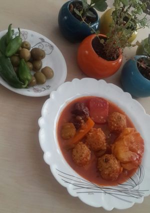 عکسی از دستور کوفته شیرازی