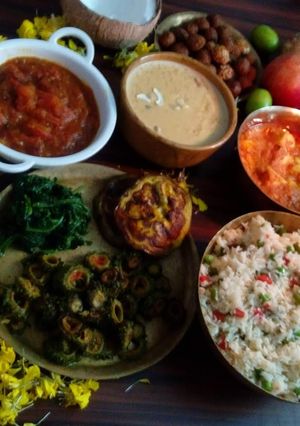A picture of Bhog thali Shiva ratri.