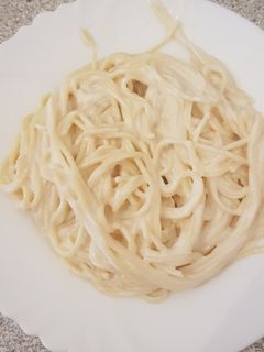 صورة لوصفة معكرونة باللبن