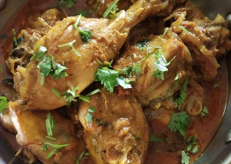 Simple Way to Serve Tasty Kadai Chicken