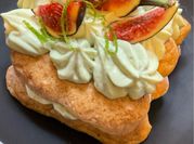 Une photo de dessert matcha