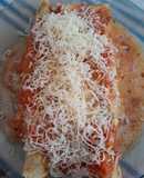 Canelones de acelga y huevo