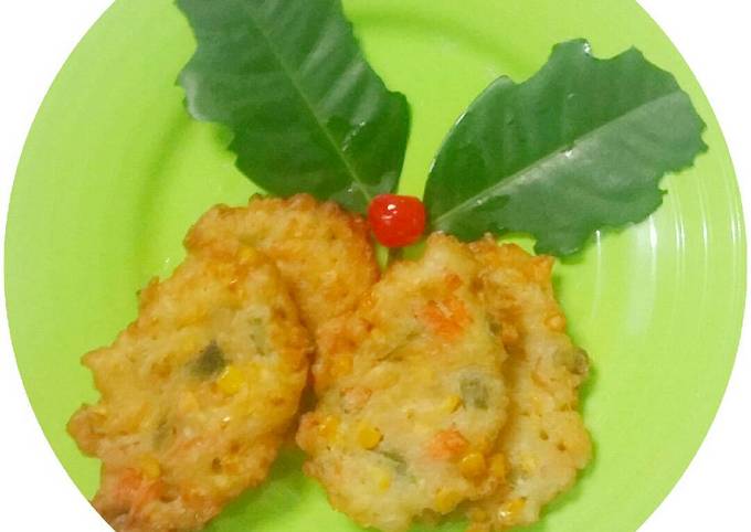 Cara Gampang Membuat Bakwan Jagung sederhana tapi lembut😏 Anti Gagal