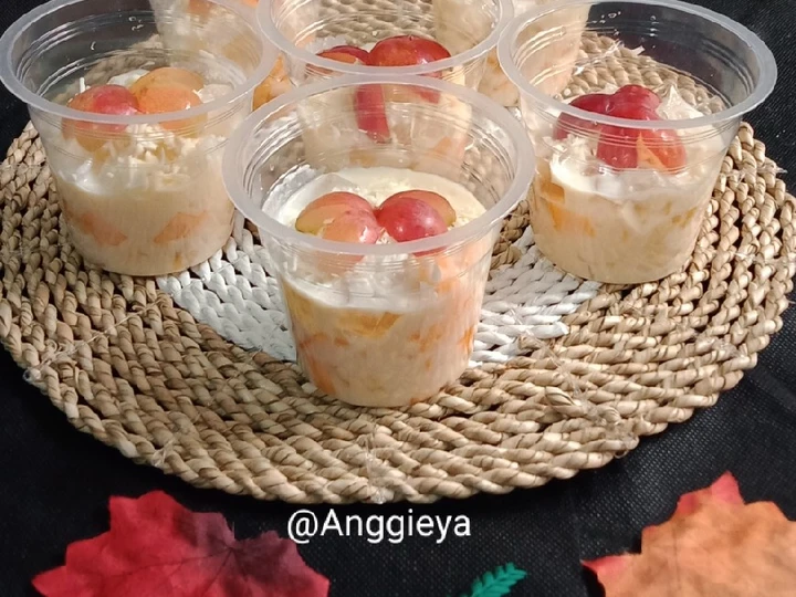 Cara Gampang Menyiapkan Resep Salad Buah no Yogurt yang Bikin Ngiler Anti Ribet, Uenak Banget