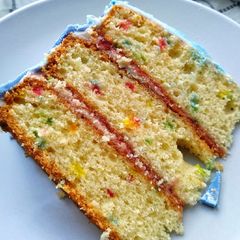 Base Funfetti Cake Recipe (Using No Self Raising Flour) A picture of Base Funfetti Cake Recipe (Using No Self Raising Flour).